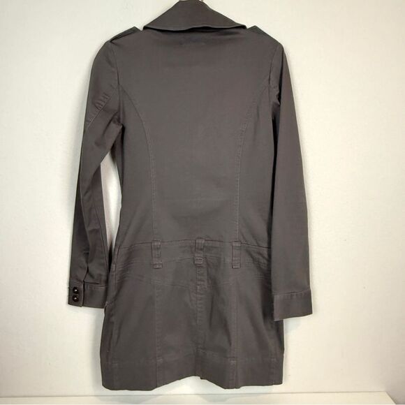 Diesel Grey Military Cargo Mini Dress Grey Y2K M - Picture 6 of 10